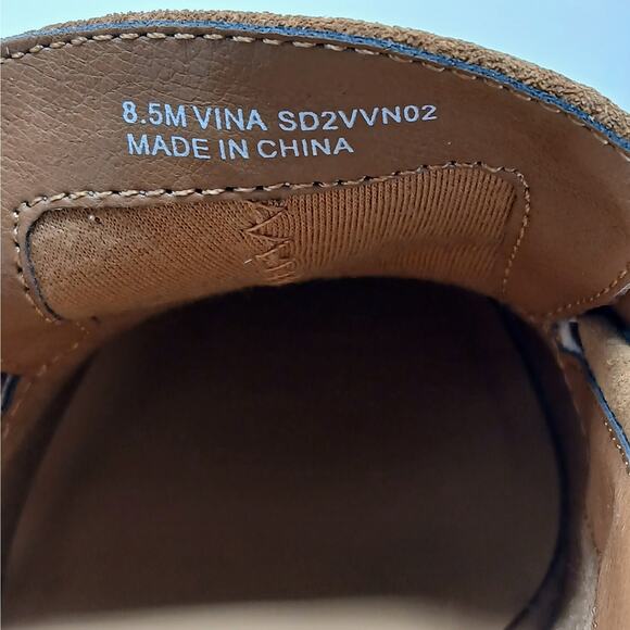 Splendid Vina Clogs Womens 8.5M Brown Leather Suede Mules Slip On Platform Shoes - Picture 9 of 10